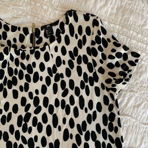 Polka Dot Shift Dress